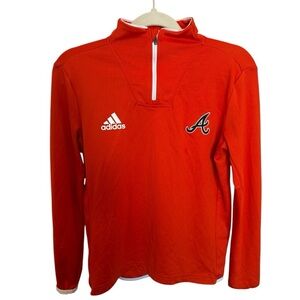 Atlanta Braves Adidas Quarter Zip Size Small
